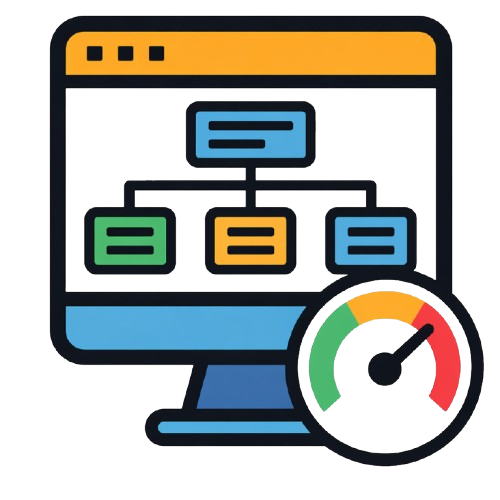 Website Structure and Performance icon